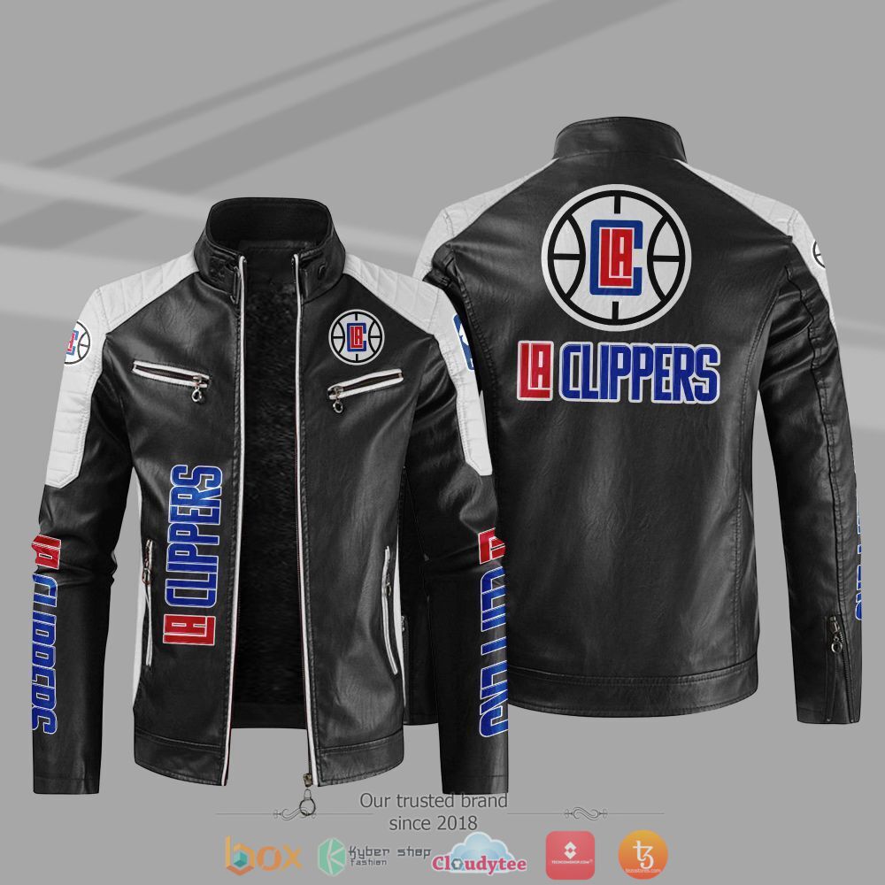 NBA_Los_Angeles_Clippers_Block_leather_jacket