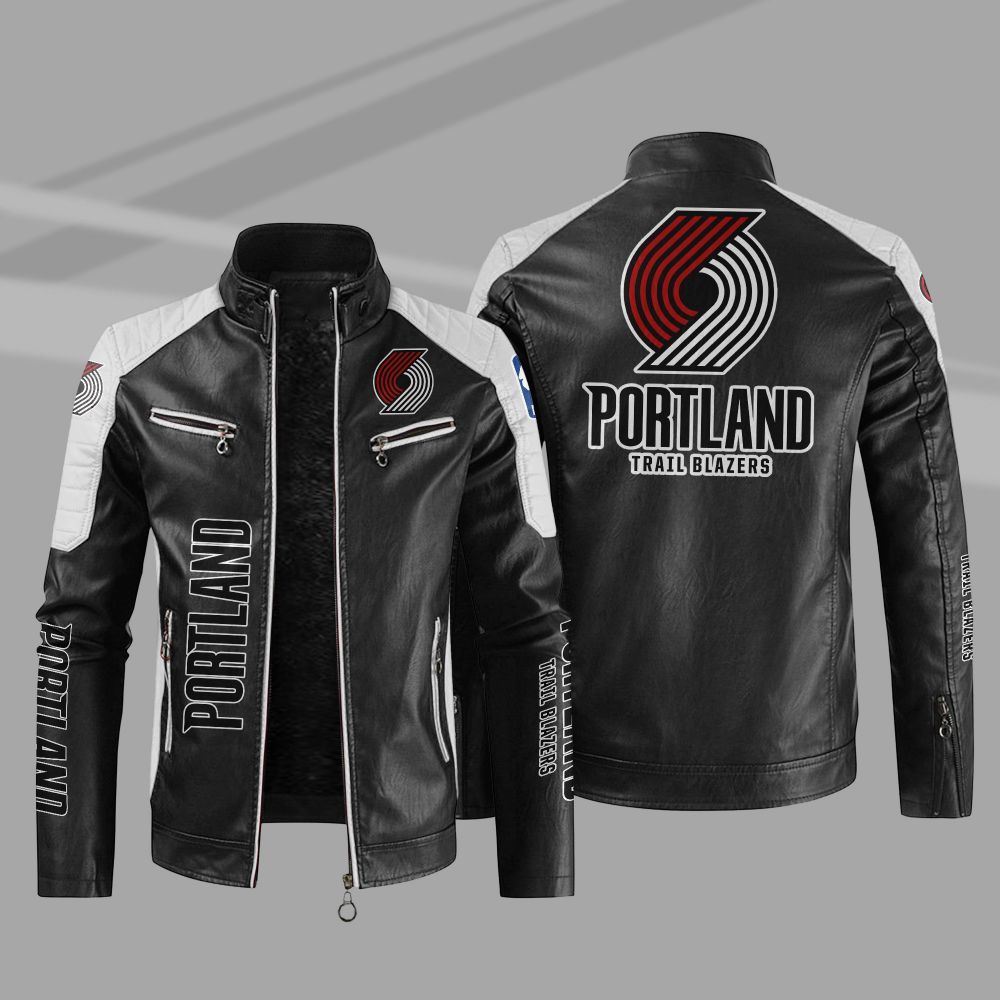 NBA_Portland_Trail_Blazers_Block_Leather_Jacket
