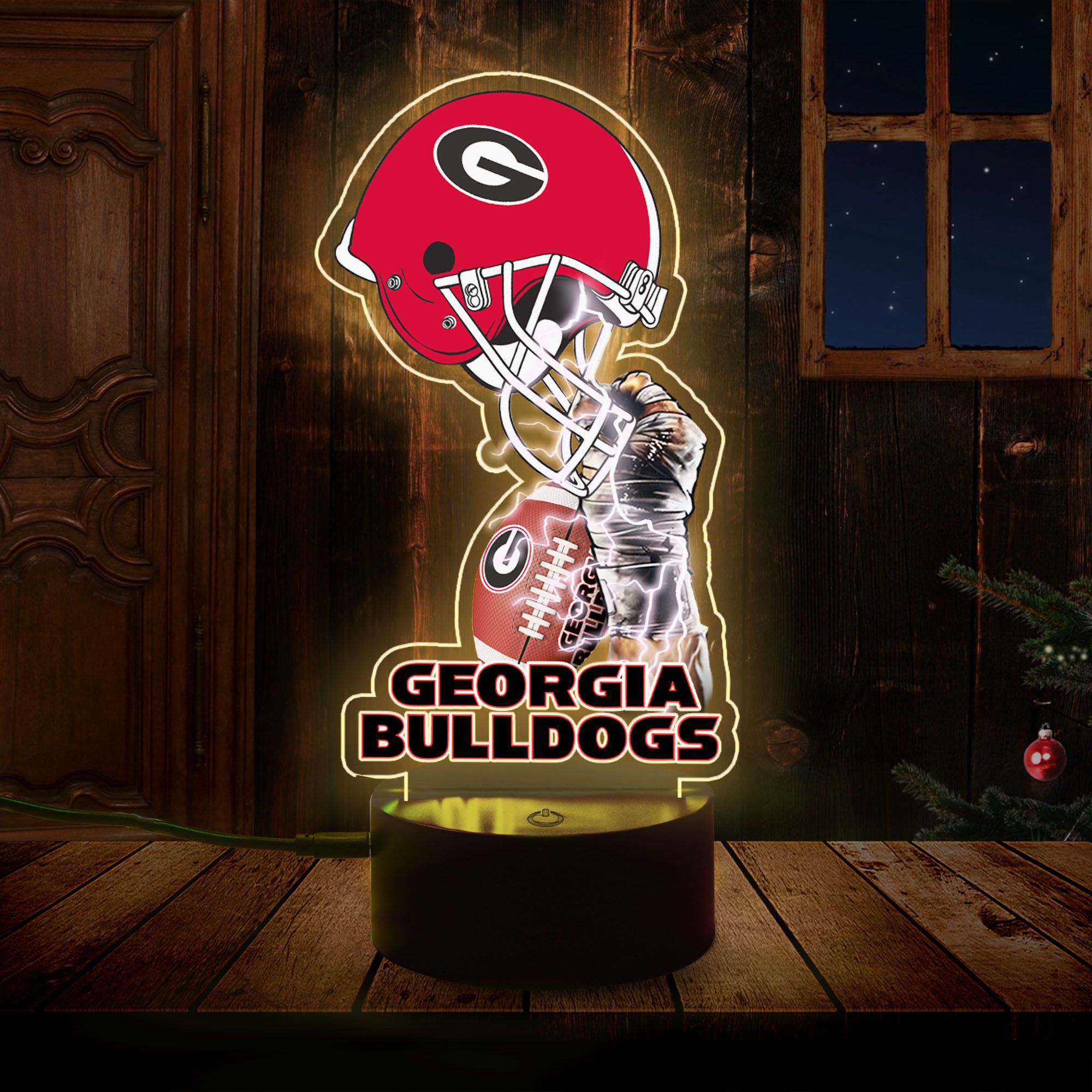 NCAA_Georgia_Bulldogs_Led_Lamp