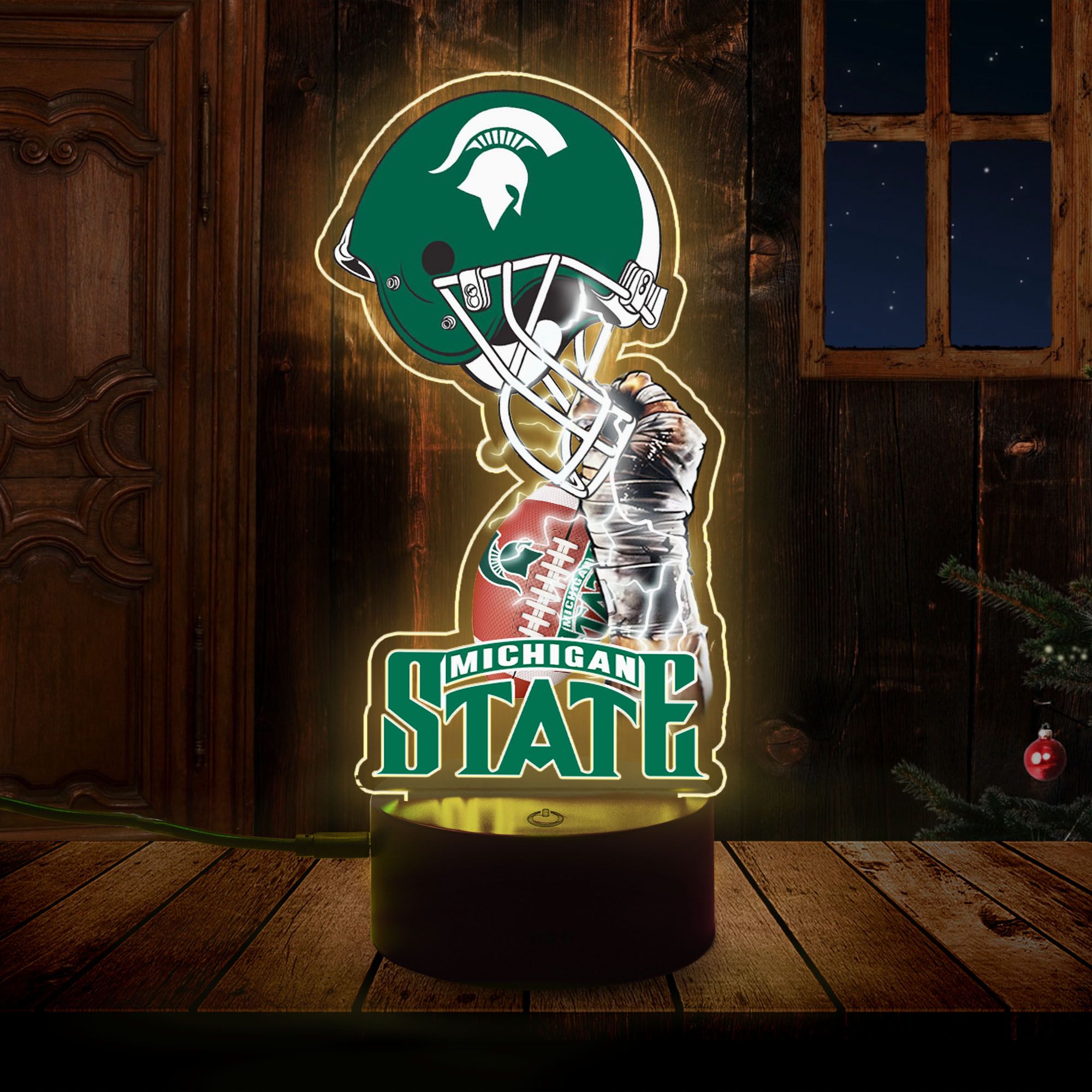 NCAA_Michigan_State_Spartans_Led_Lamp