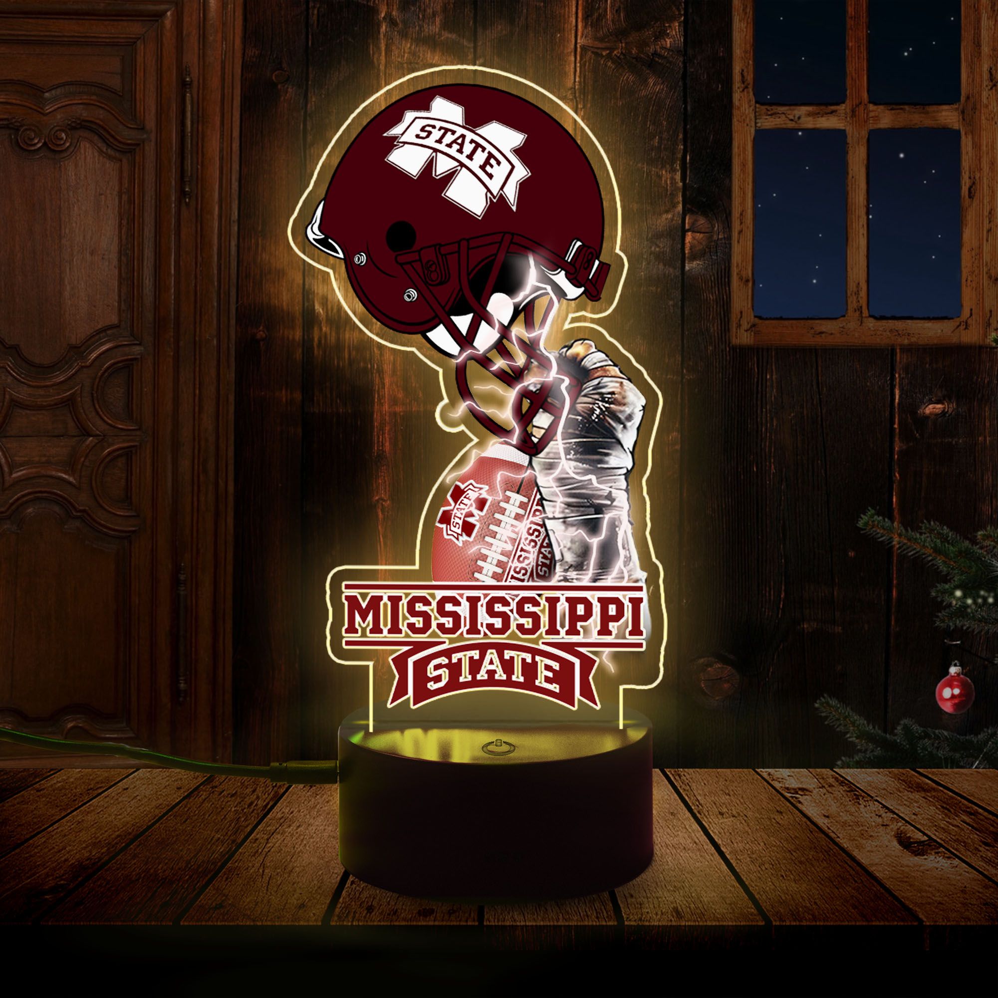 NCAA_Mississippi_State_Bulldogs_Led_Lamp