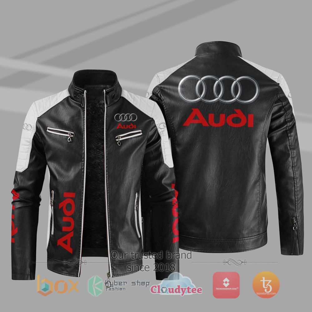 NEW_Audi_Car_Motor_Block_Leather_Jacket