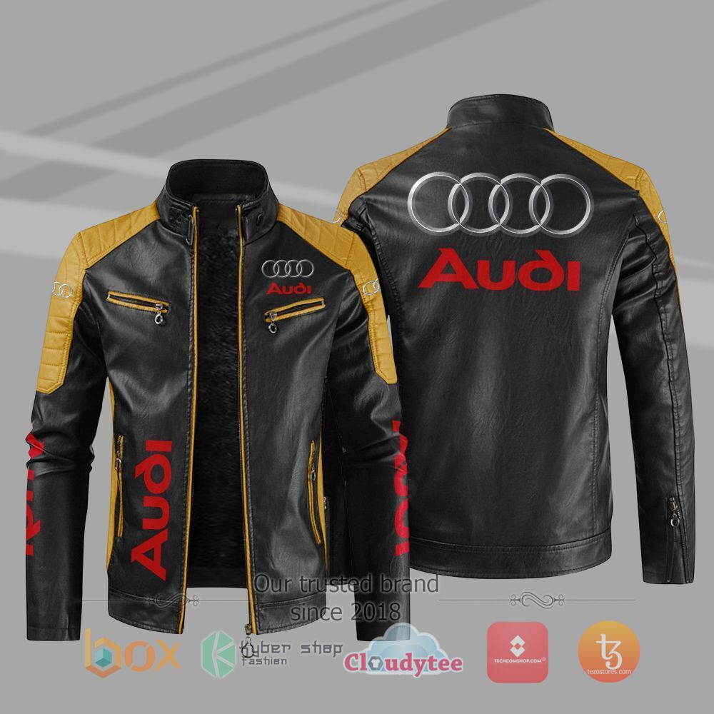 NEW_Audi_Car_Motor_Block_Leather_Jacket_1