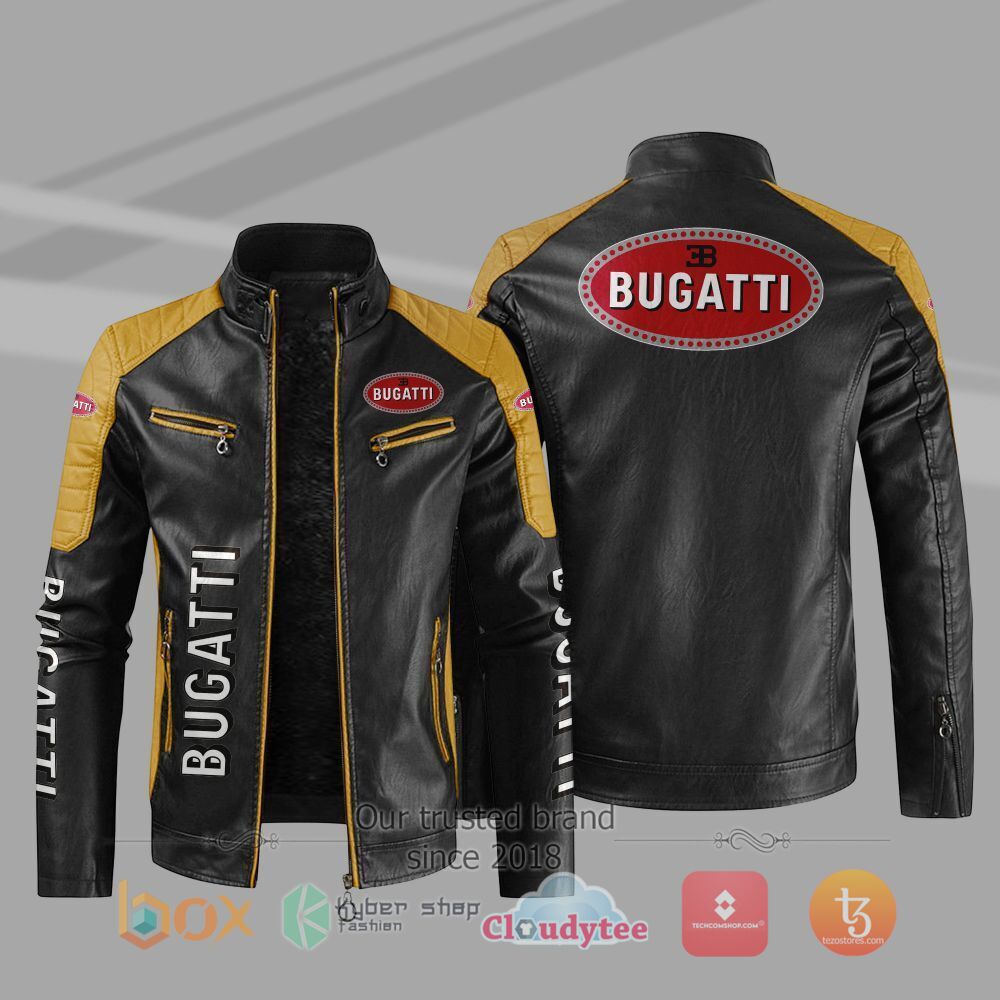 NEW_Bugatti_Car_Motor_Block_Leather_Jacket_1