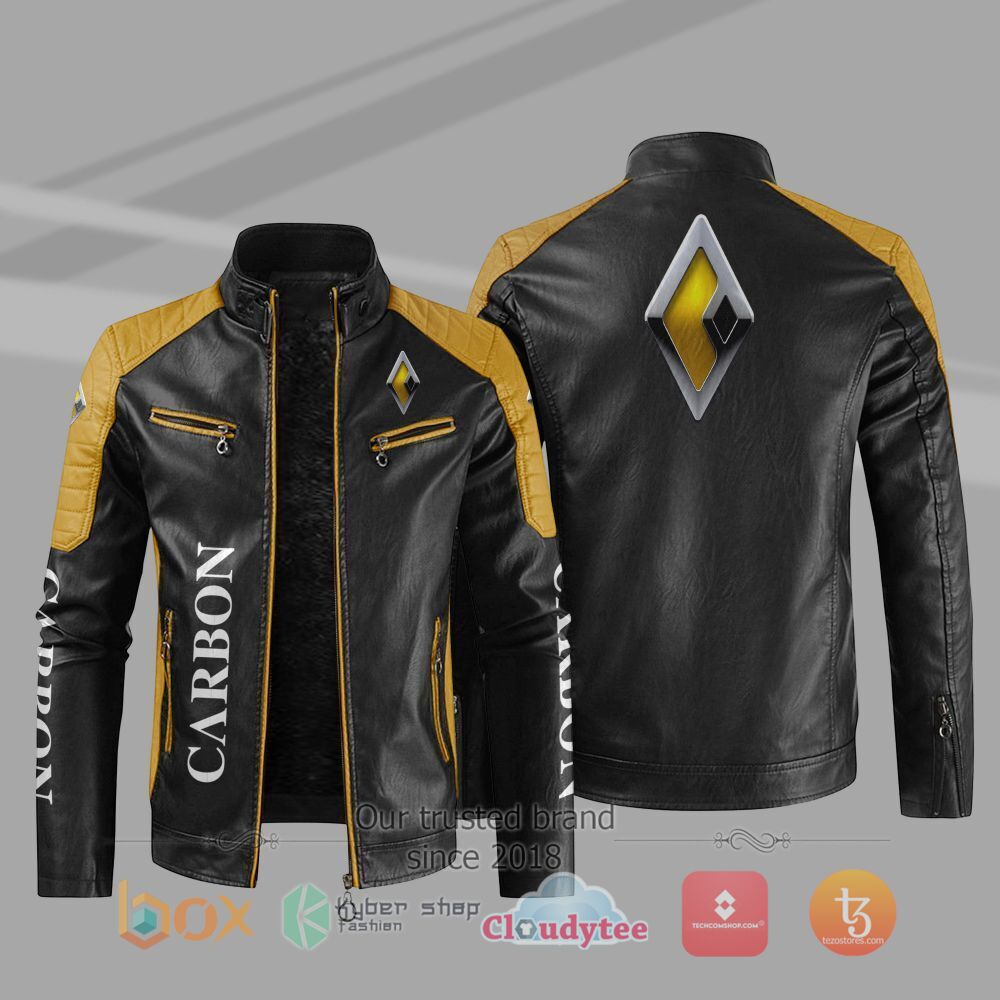 NEW_Carbon_Motor_Car_Motor_Block_Leather_Jacket_1