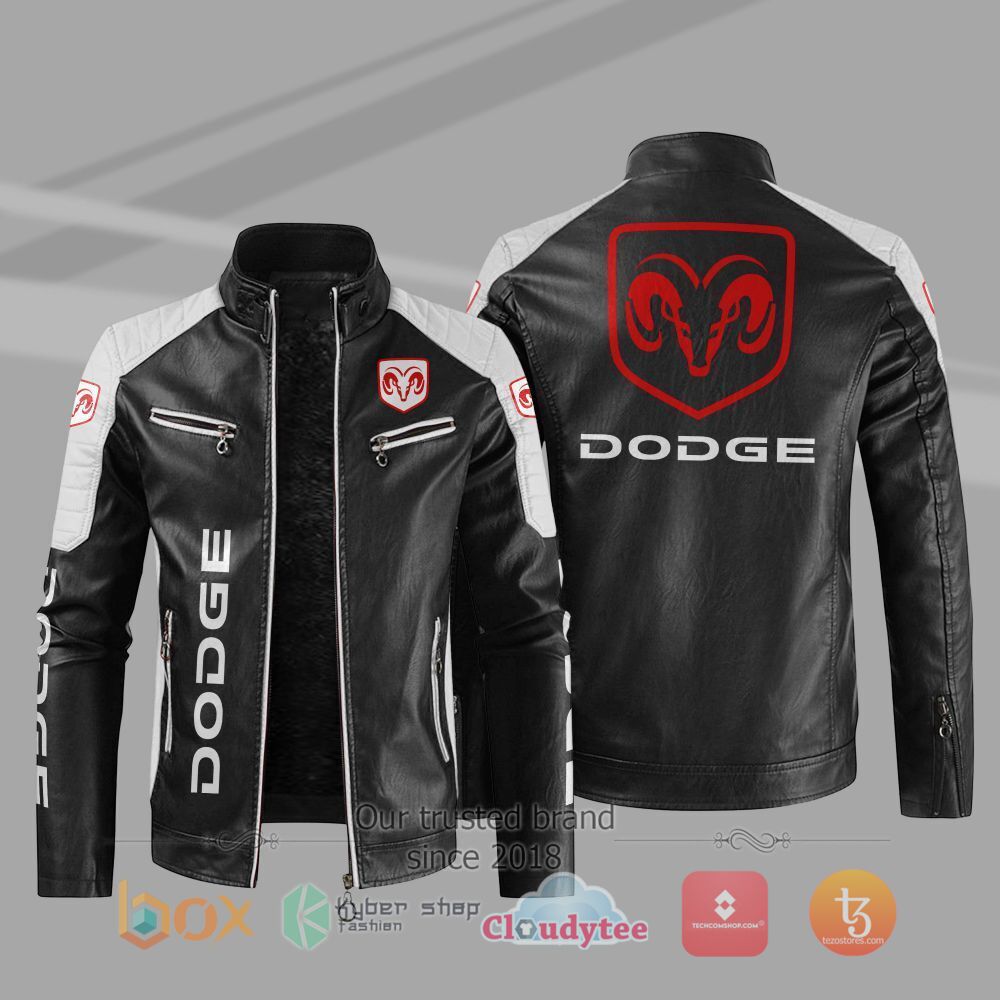 NEW_Dodge_Car_Motor_Block_Leather_Jacket