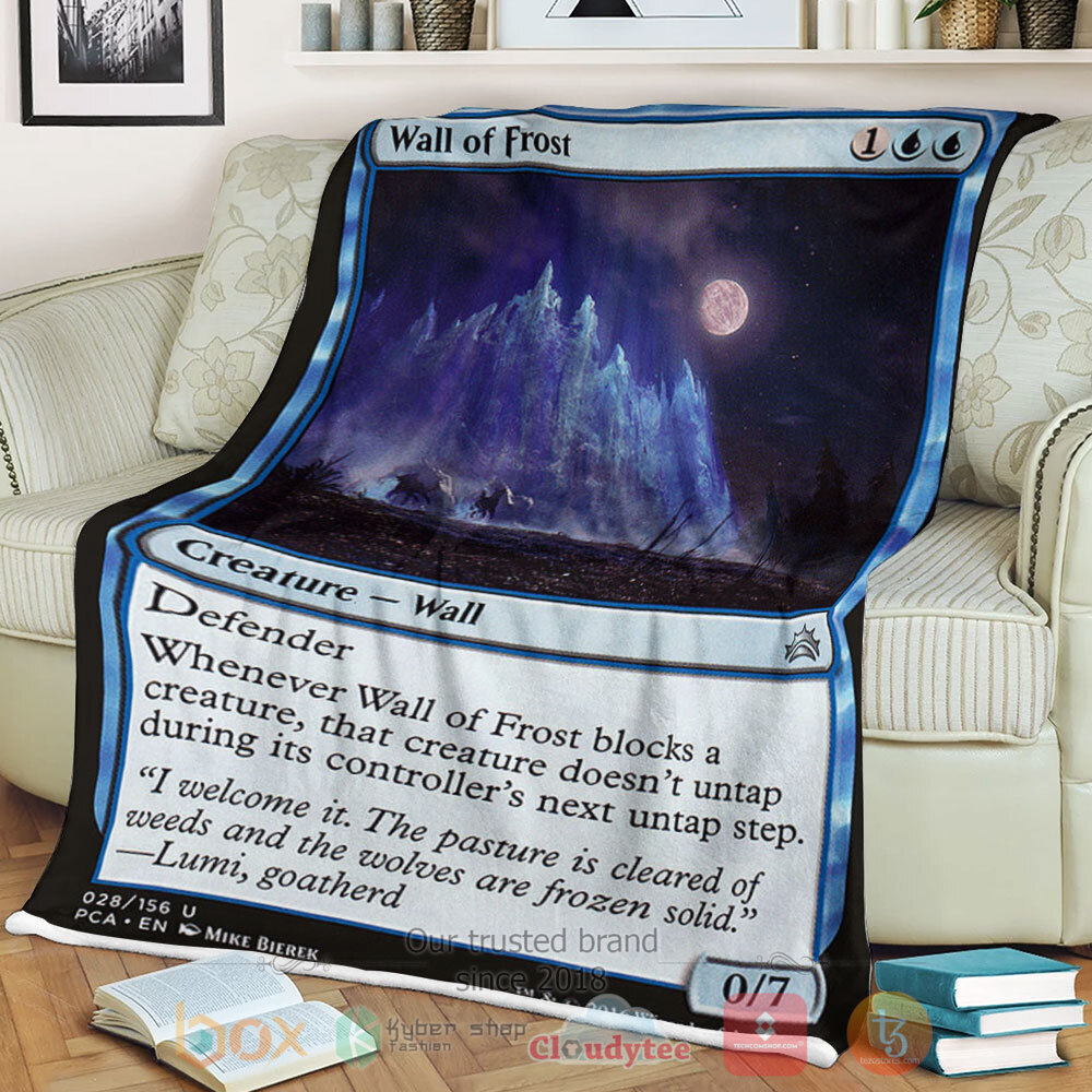NEW_Magic_The_Gathering_28_Wall_Of_Frost_Fleece_Blanket