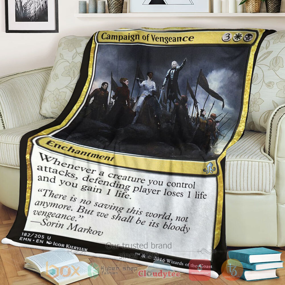 NEW_Magic_The_Gathering_Emn_182_Campaign_Of_Vengeance_Fleece_Blanket