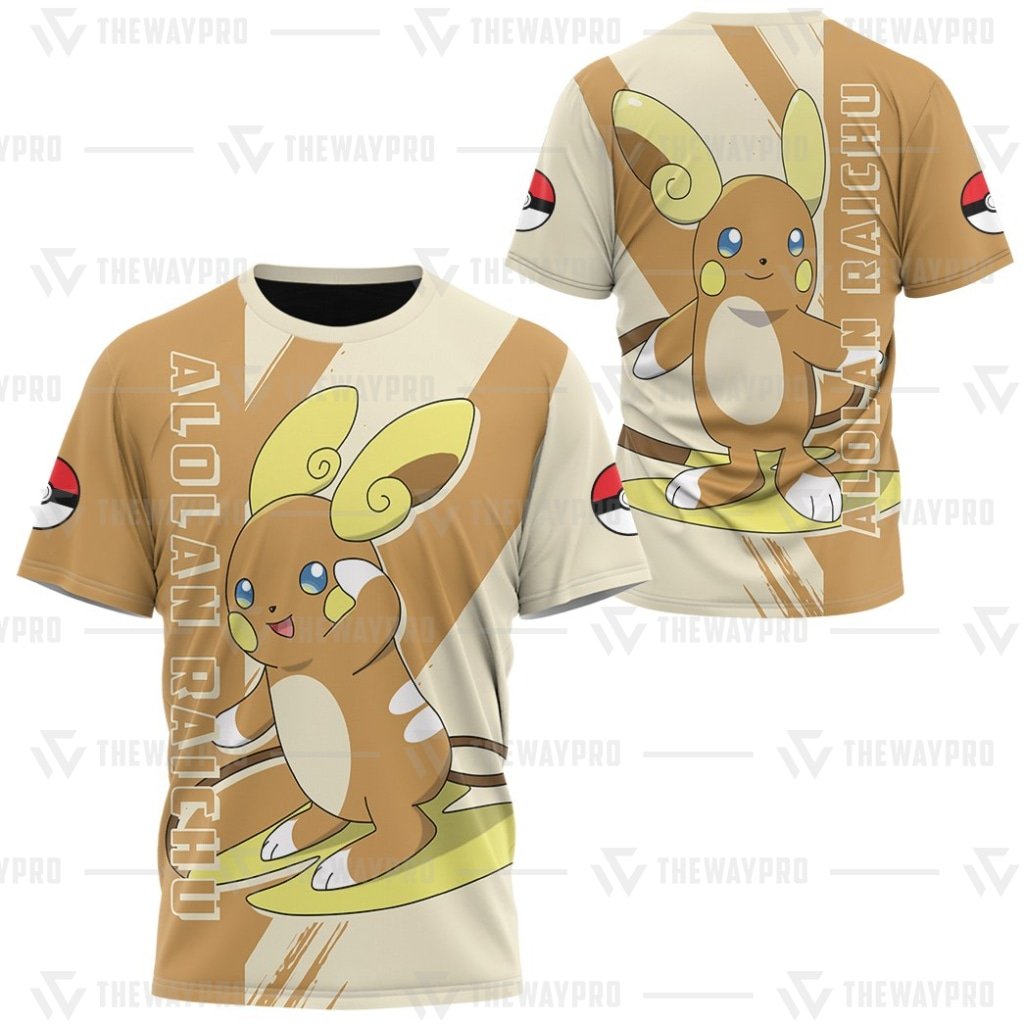NEW_Pokemon_Anime_Alolan_Raichu_T-Shirt_1