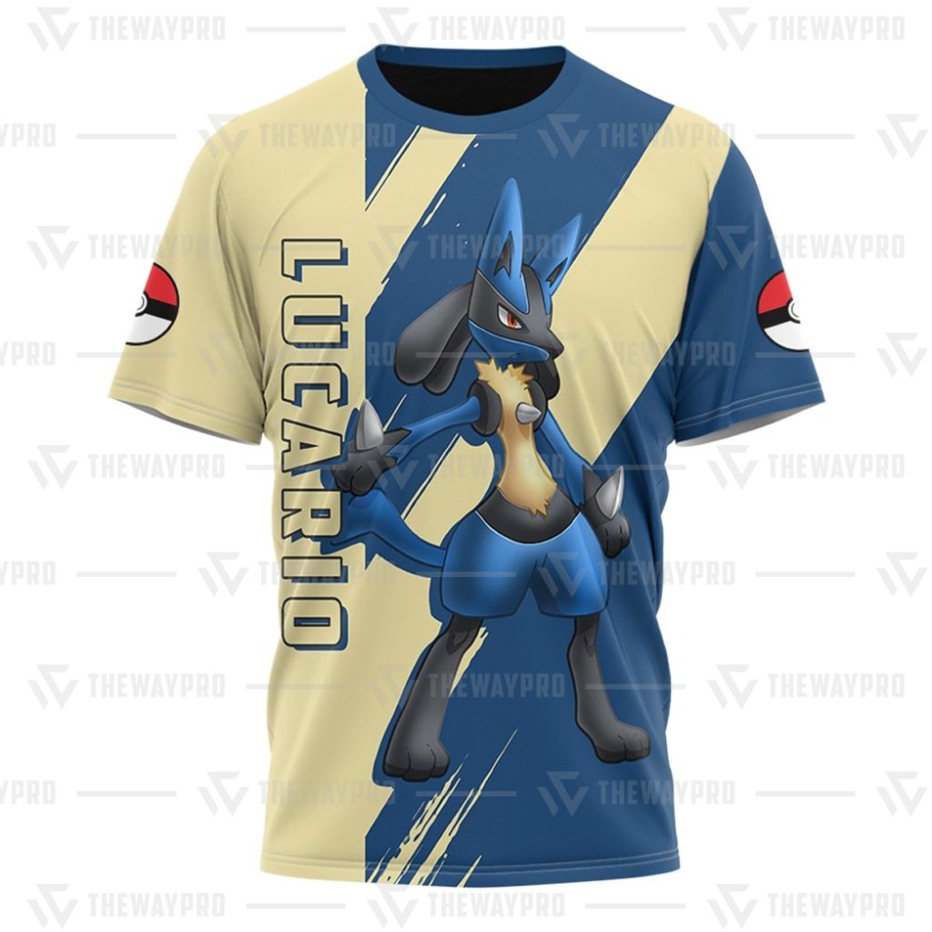 NEW_Pokemon_Anime_Lucario_T-Shirt