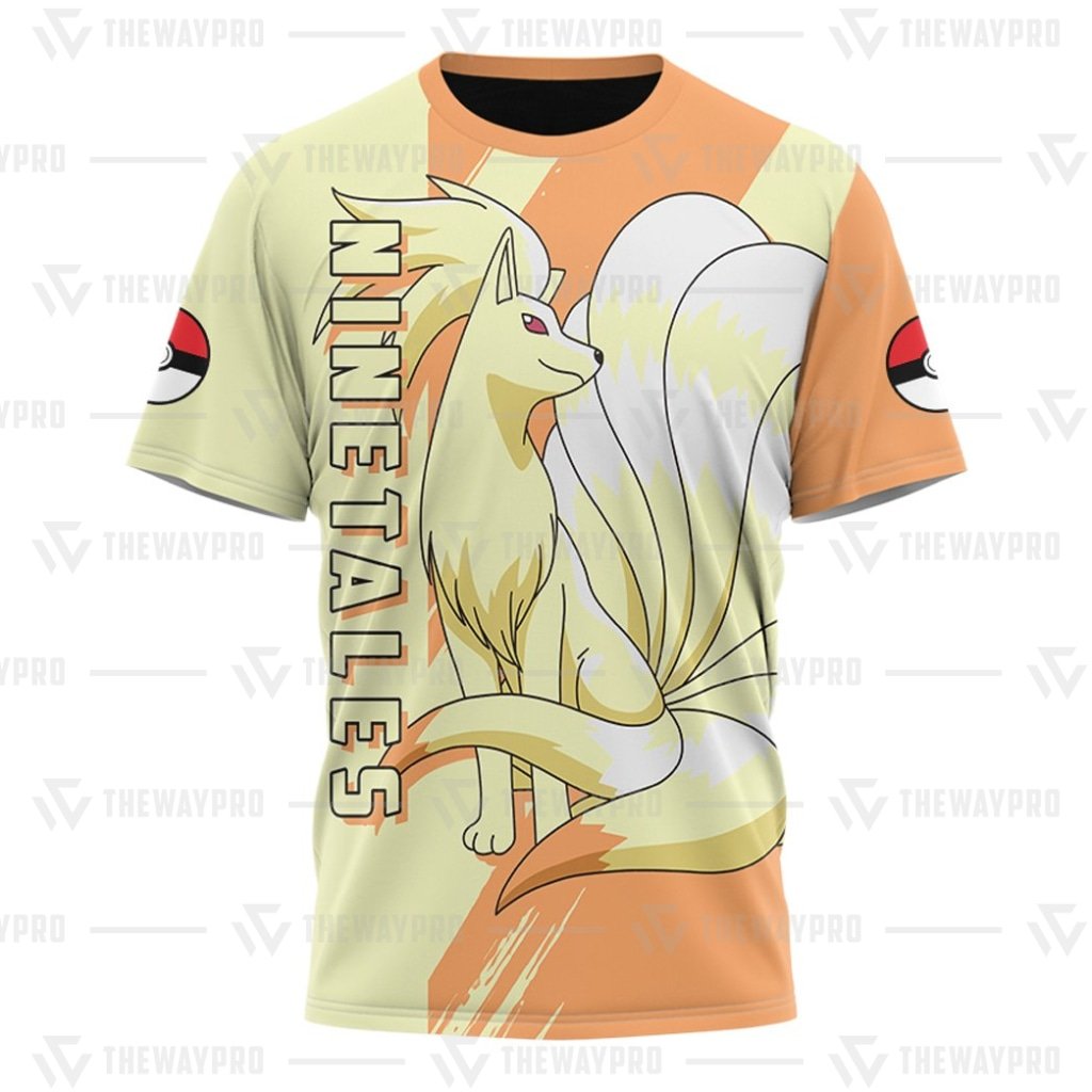 NEW_Pokemon_Anime_Ninetales_T-Shirt