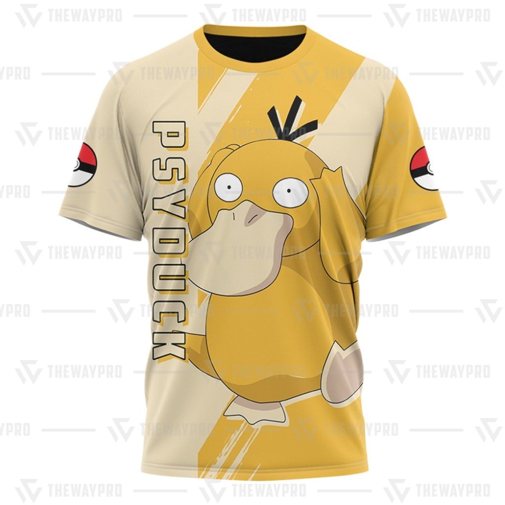 NEW_Pokemon_Anime_Psyduck_T-Shirt