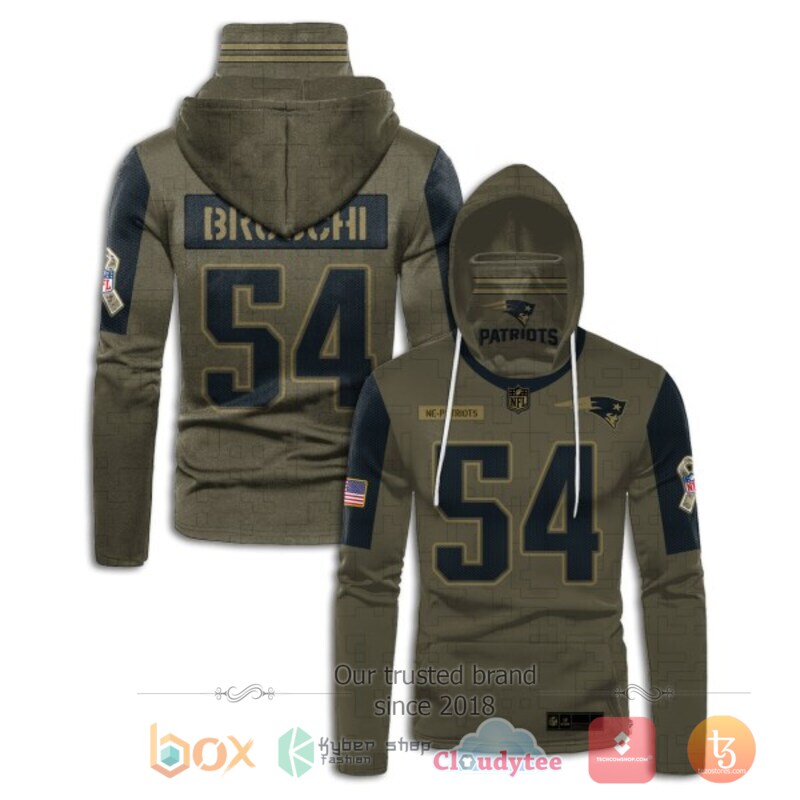 NFL_Bruschi_54_New_England_Patriots_3d_hoodie_mask