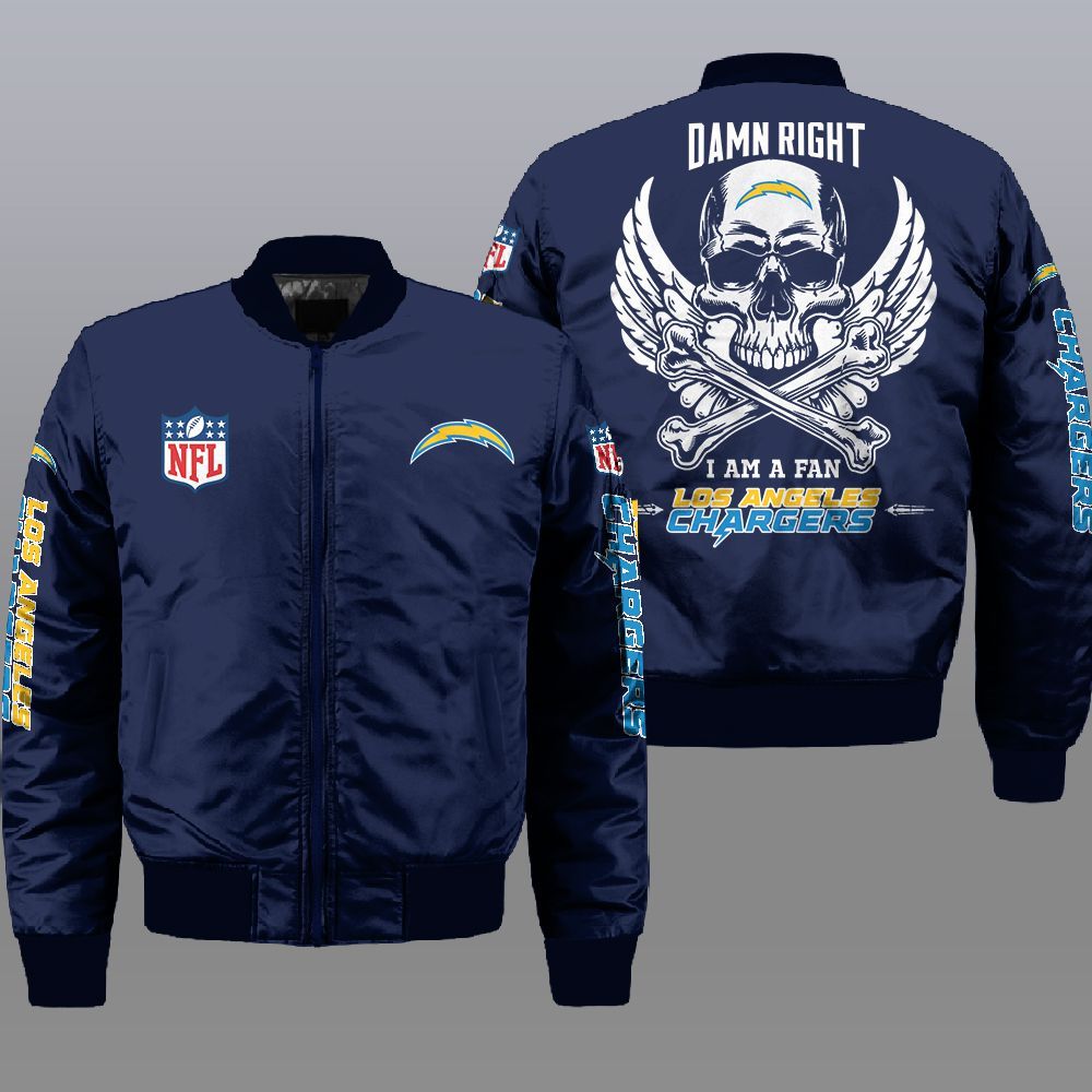 NFL_Los_Angeles_Chargers_Wings_Skull_3d_Bomber_Jacket_1