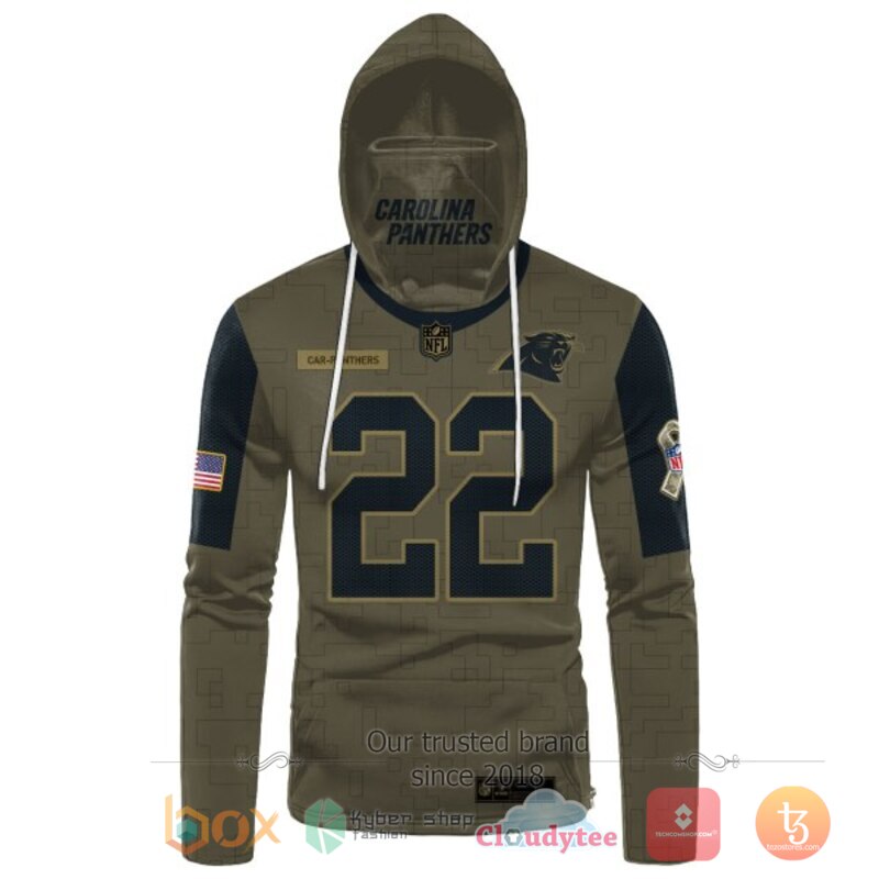 NFL_McCaffrey_22_Carolina_Panthers_3d_hoodie_mask_1
