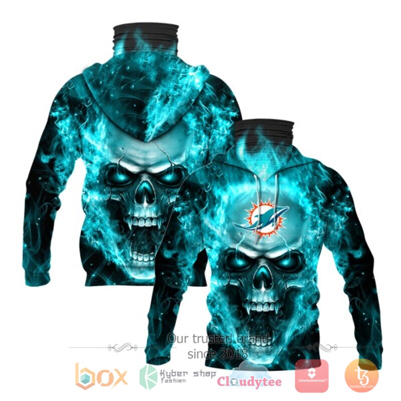 NFL_Miami_Dolphins_Flameskull_3d_hoodie_mask