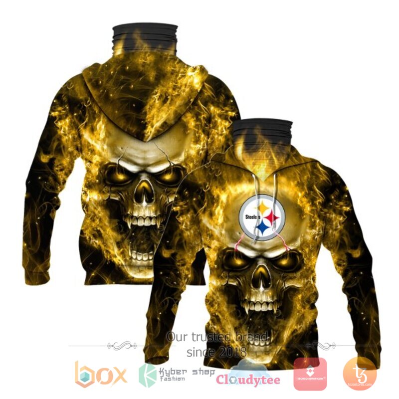 NFL_Pittsburgh_Steelers_Flameskull_3d_hoodie_mask