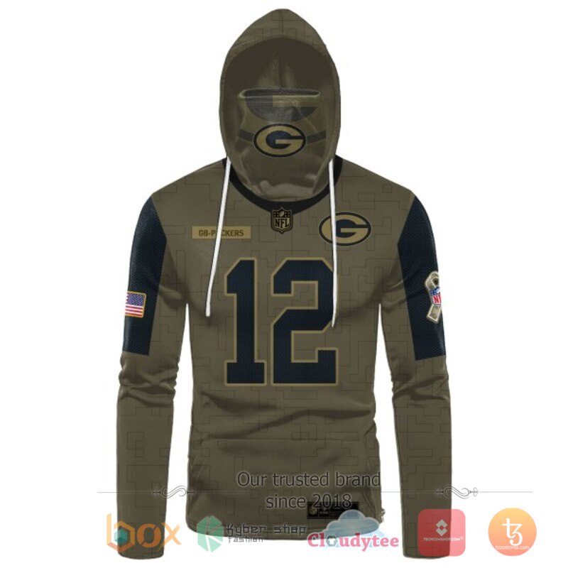 NFL_Rodgers_12_Green_Bay_Packers_3d_hoodie_mask_1