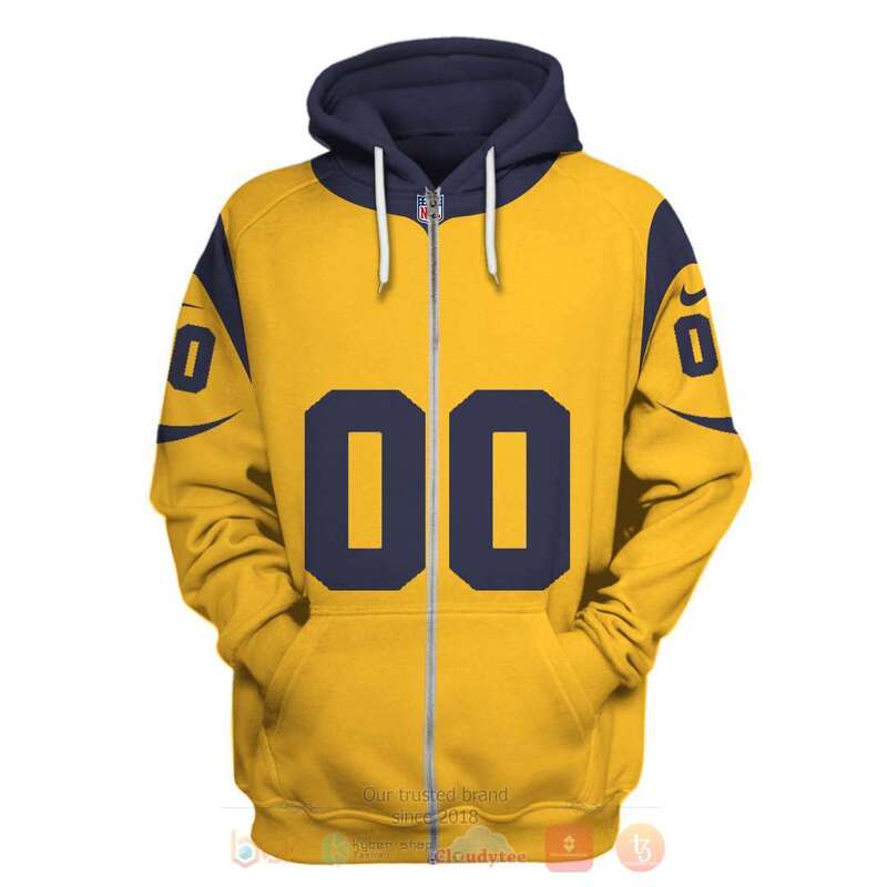 NFL_Team_Los_Angeles_Rams_Personalized_3D_Hoodie_Jersey_Shirt_1