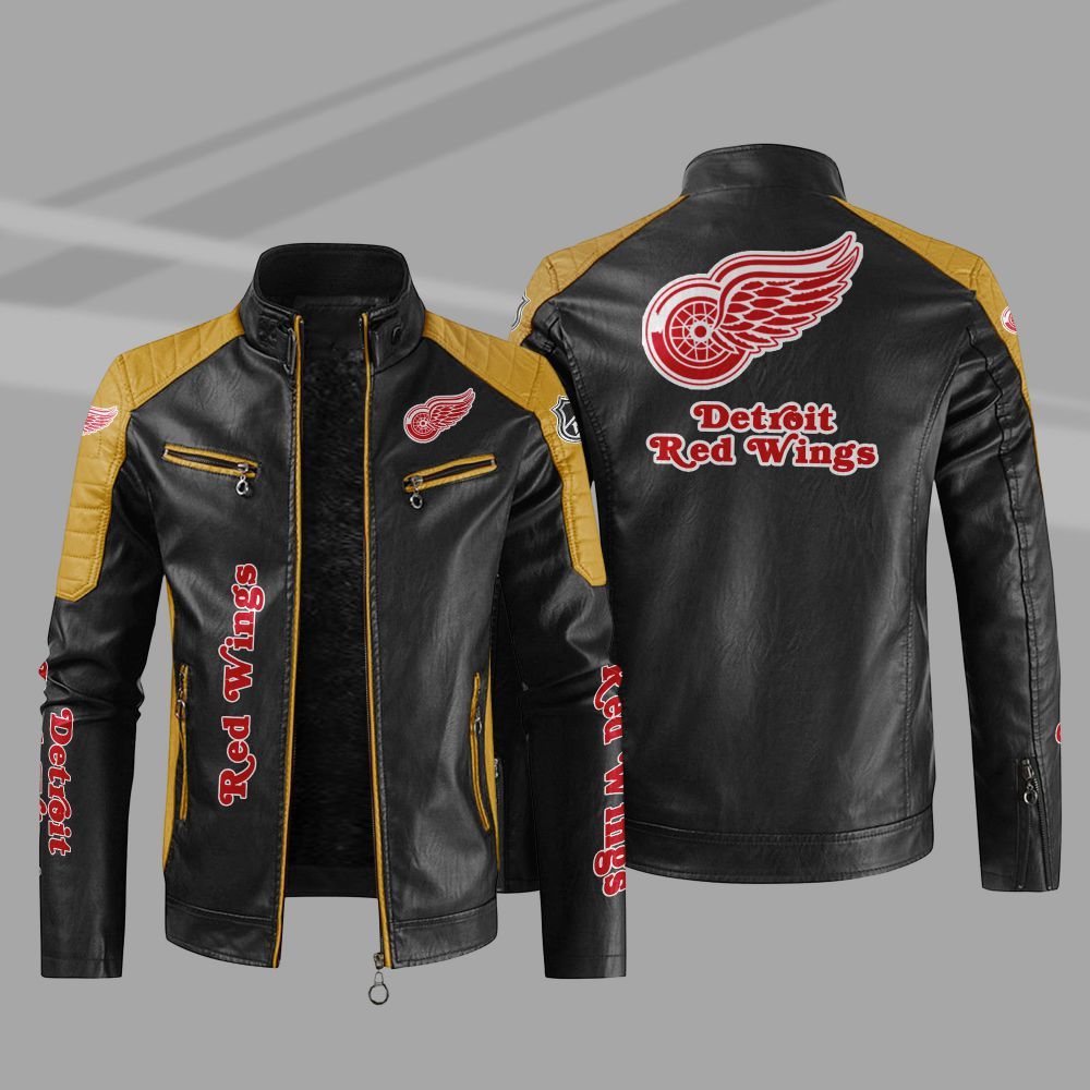 NHL_Detroit_Red_Wings_Block_Leather_Jacket_1