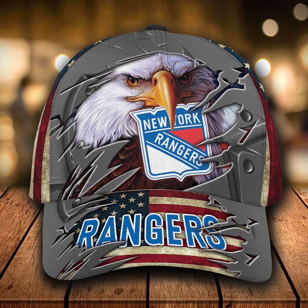 NHL_New_York_Rangers_Eagle_Custom_Personalized_Cap