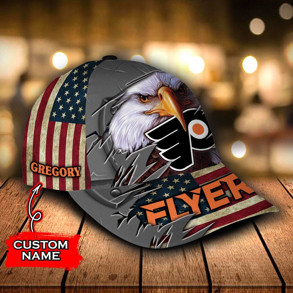 NHL_Philadelphia_Flyers_Eagle_Custom_Personalized_Cap_1