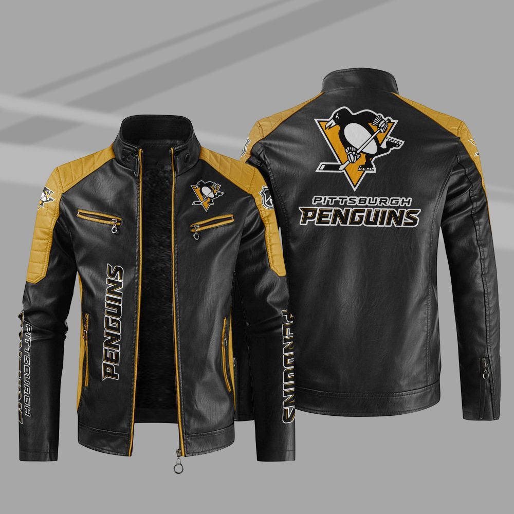 NHL_Pittsburgh_Penguins_Block_Leather_Jacket_1
