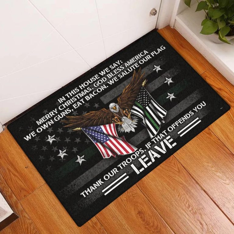 Patriotic-Eagle-American-flag-In-This-House-We-Merry-Christmas-Doormat-4