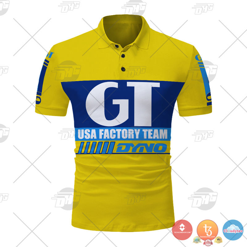 Personalize_BMX_GT_USA_Factory_Team_Yellow_1985_Polo_Shirt_1