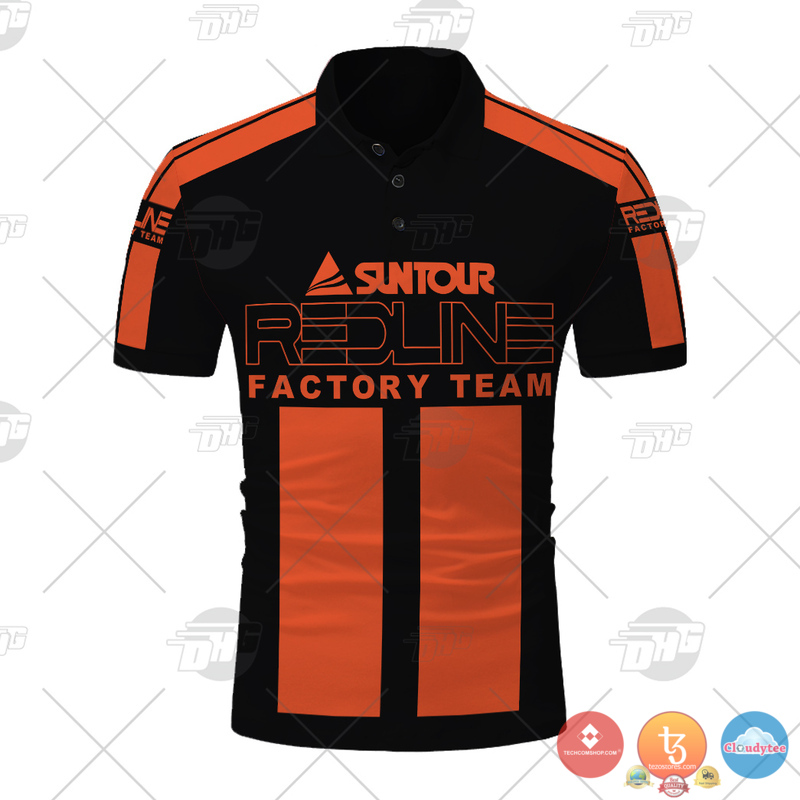 Personalize_BMX_Redline_Bicycle_factory_Team_Black_Polo_Shirt_1