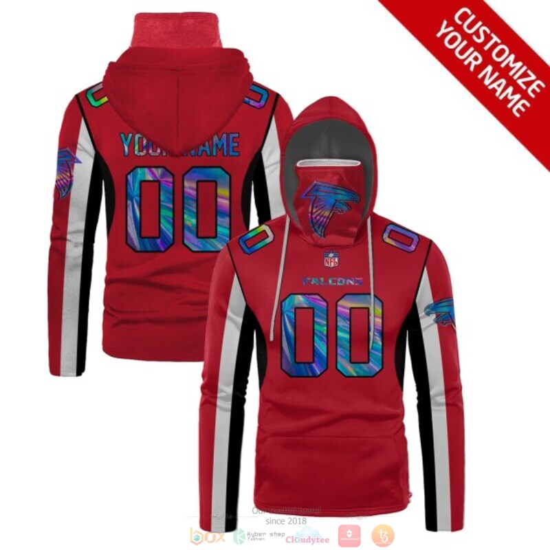 Personalized_Atlanta_Falcons_NFL_red_custom_3d_hoodie_mask