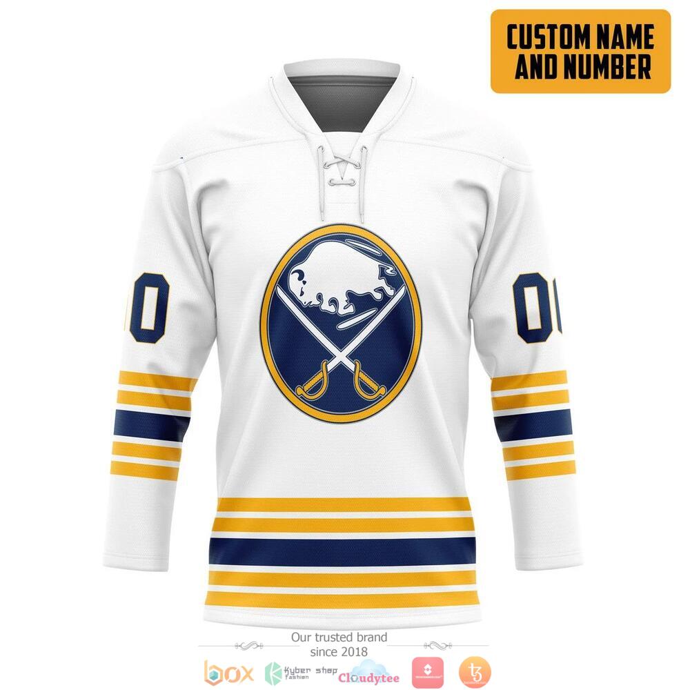 Personalized_Buffalo_Sabres_NHL_white_yellow_custom_hockey_jersey