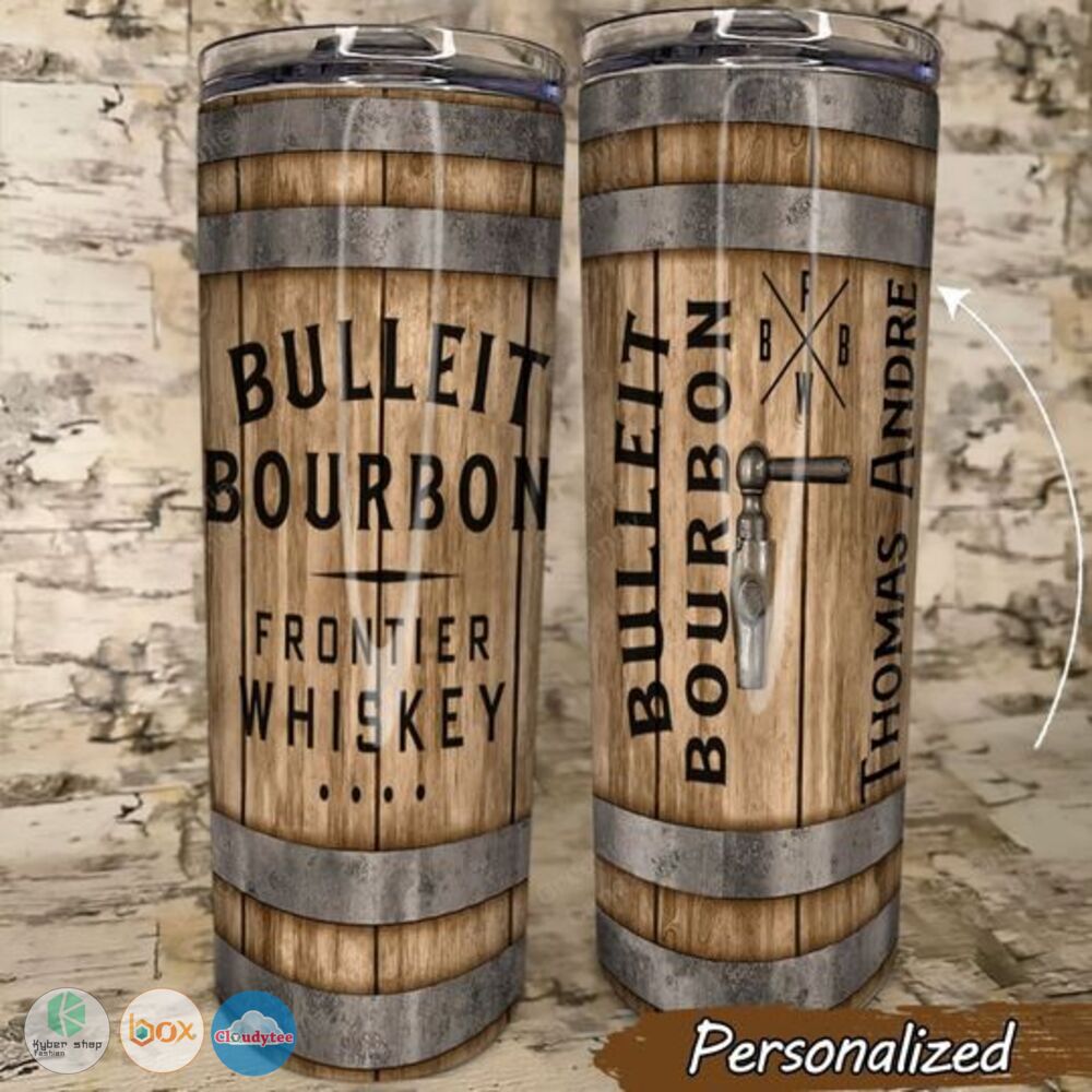 Personalized_Bulleit_Bourbon_Frontier_Whiskey_custom_skinny_tumbler