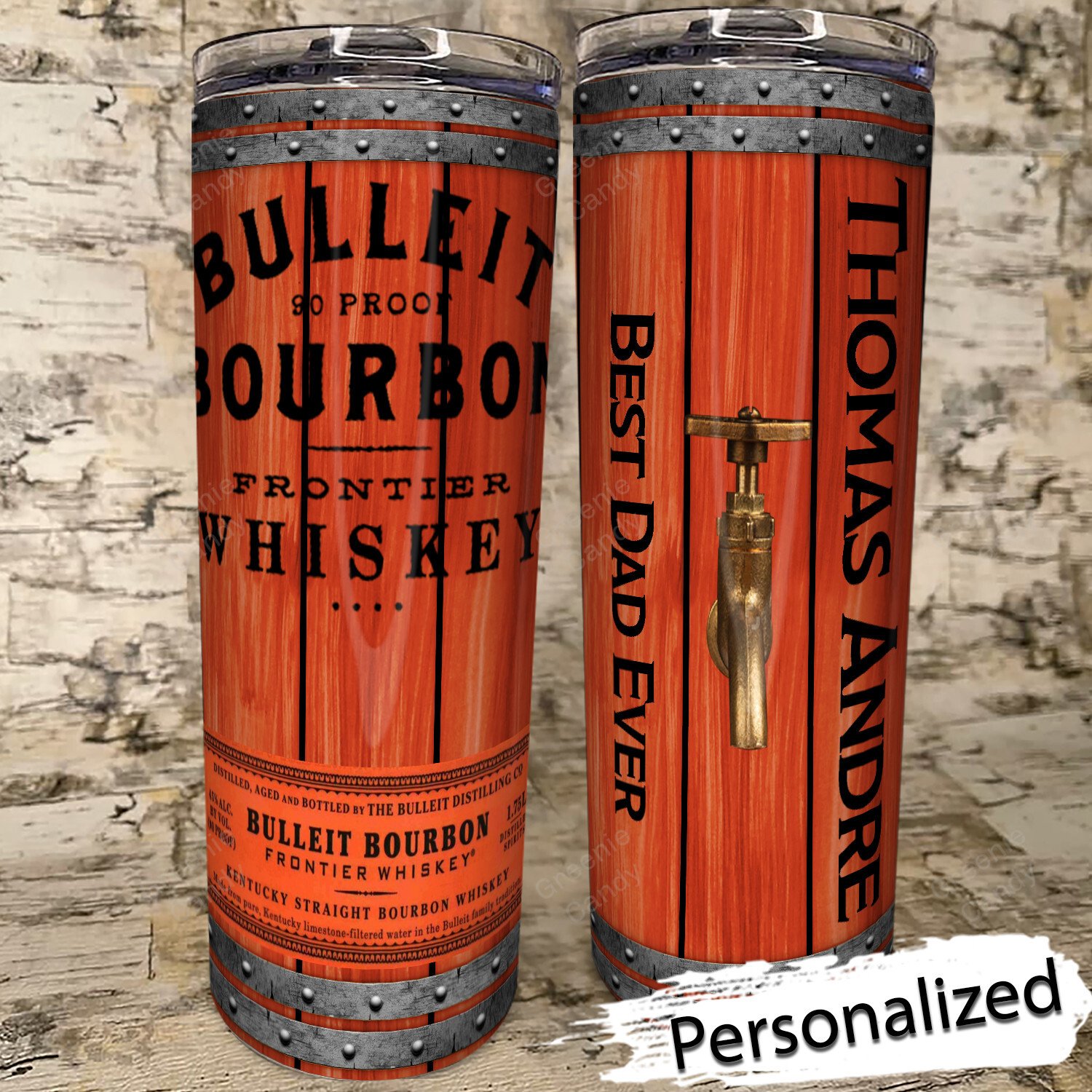 Personalized_Bulleit_Frontier_Whiskey_Skinny_Tumbler