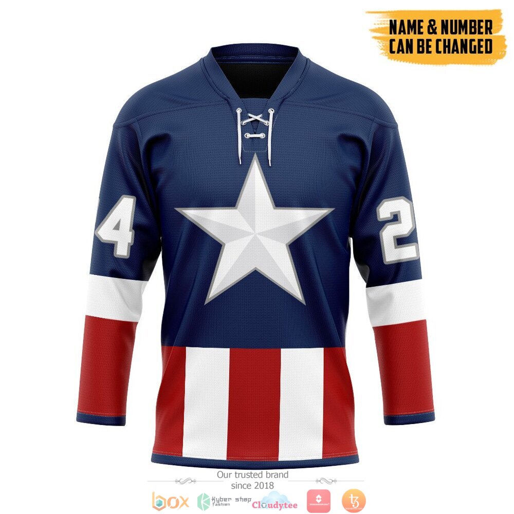 Personalized_Captain_America_custom_hockey_jersey