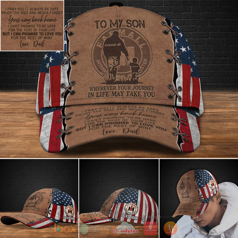 Personalized_Case_ih_To_My_Son_Custom_Cap
