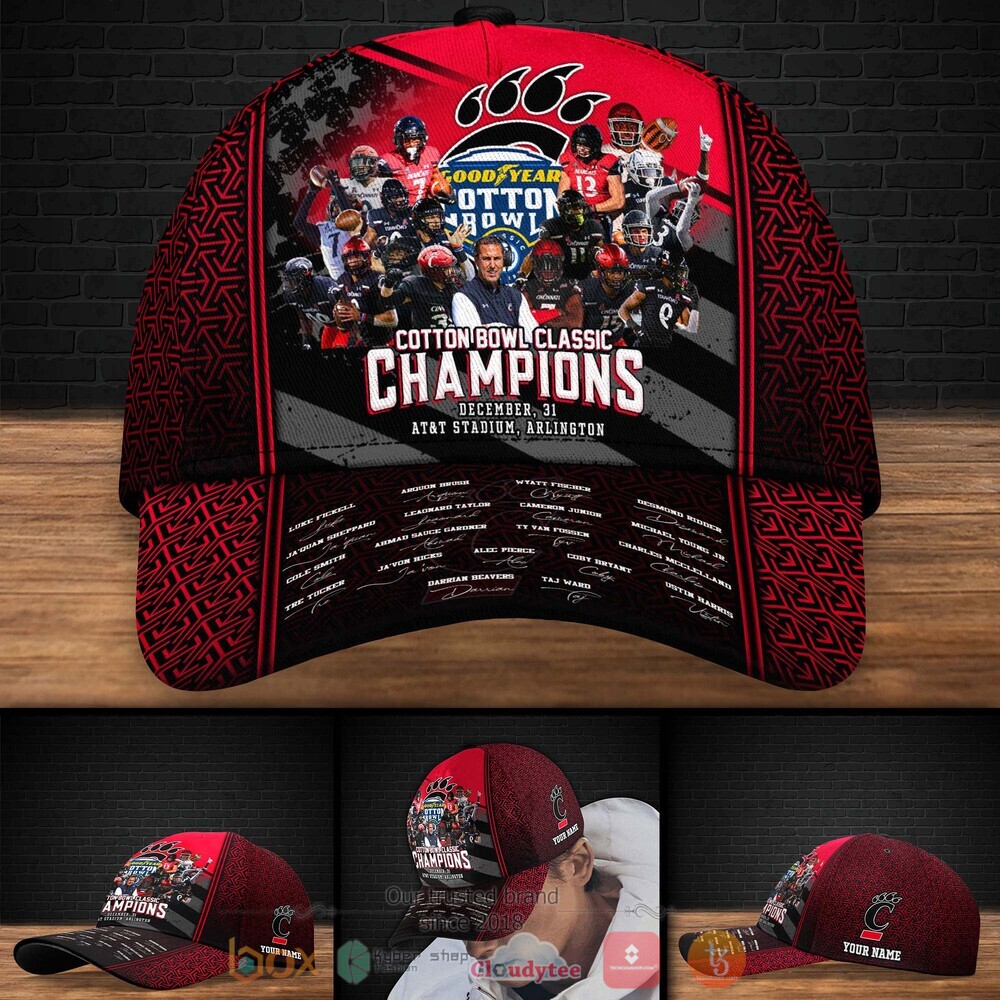 Personalized_Cincinnati_Bearcats_Cotton_Bowl_Classic_2021_Custom_Cap