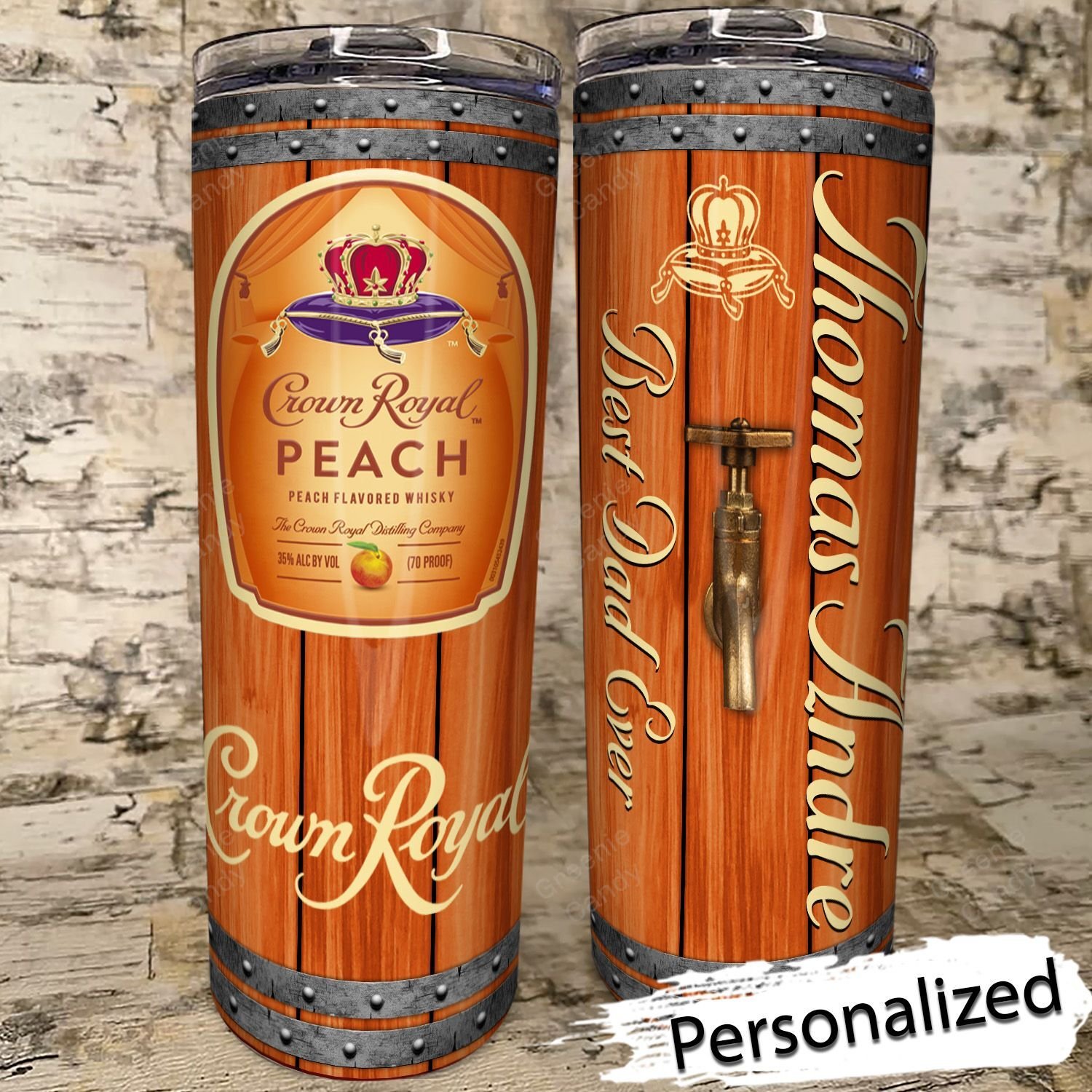 Personalized_Crown_Royal_Peach_Tea_Whiskey_Skinny_Tumbler_1