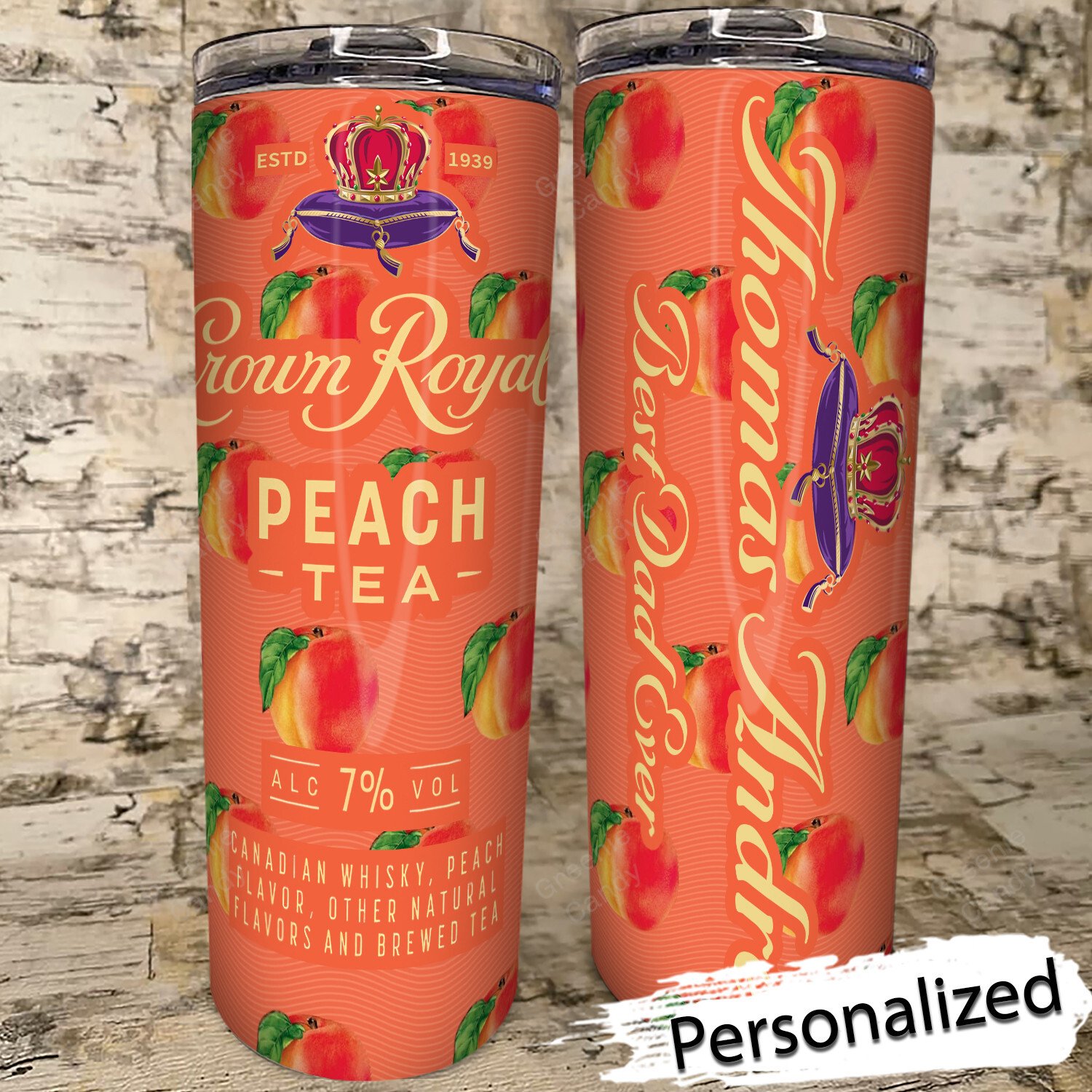Personalized_Crown_Royal_Peach_Whiskey_Skinny_Tumbler