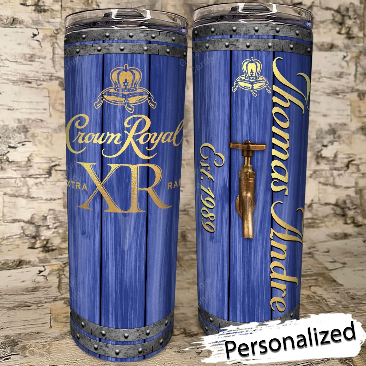 Personalized_Crown_XR_Whiskey_Skinny_Tumbler