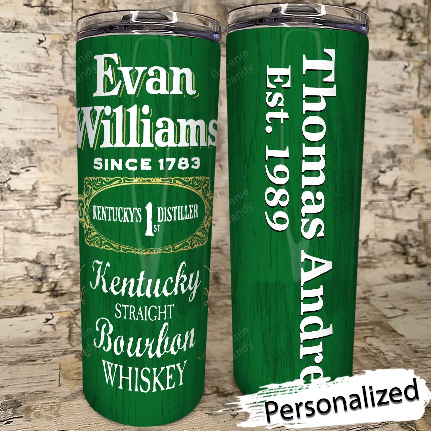 Personalized_Evan_Williams_Bourbon_Whiskey_Skinny_Tumbler