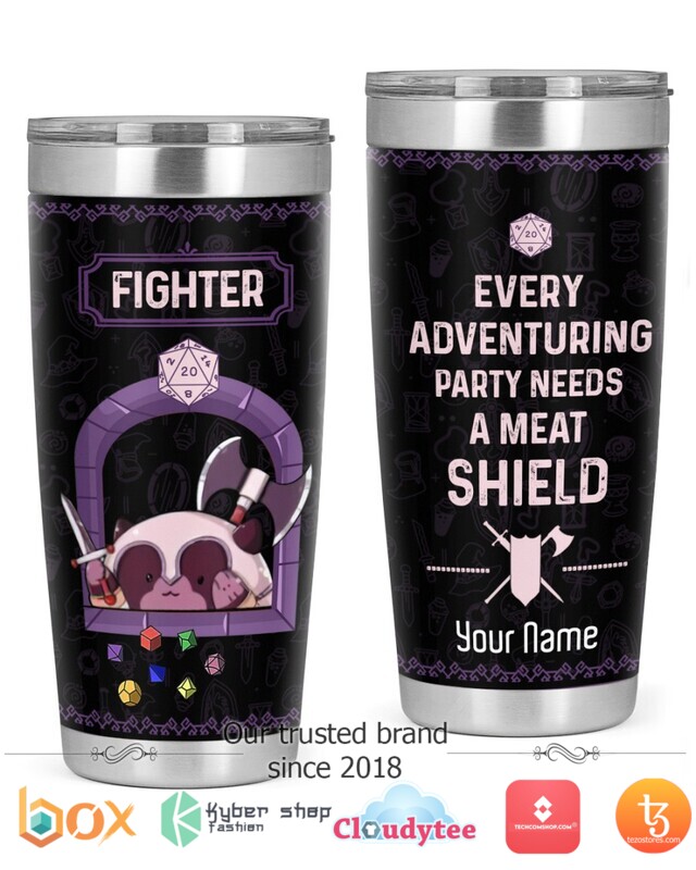 Personalized_Fighter_Every_Adventuring_party_needs_a_meat_shield_tumbler