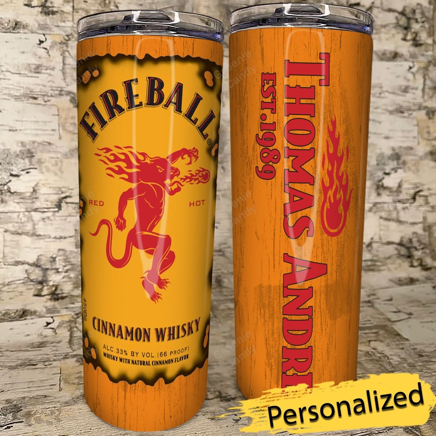 Personalized_Fireball_Cinnamon_Whiskey_Skinny_Tumbler