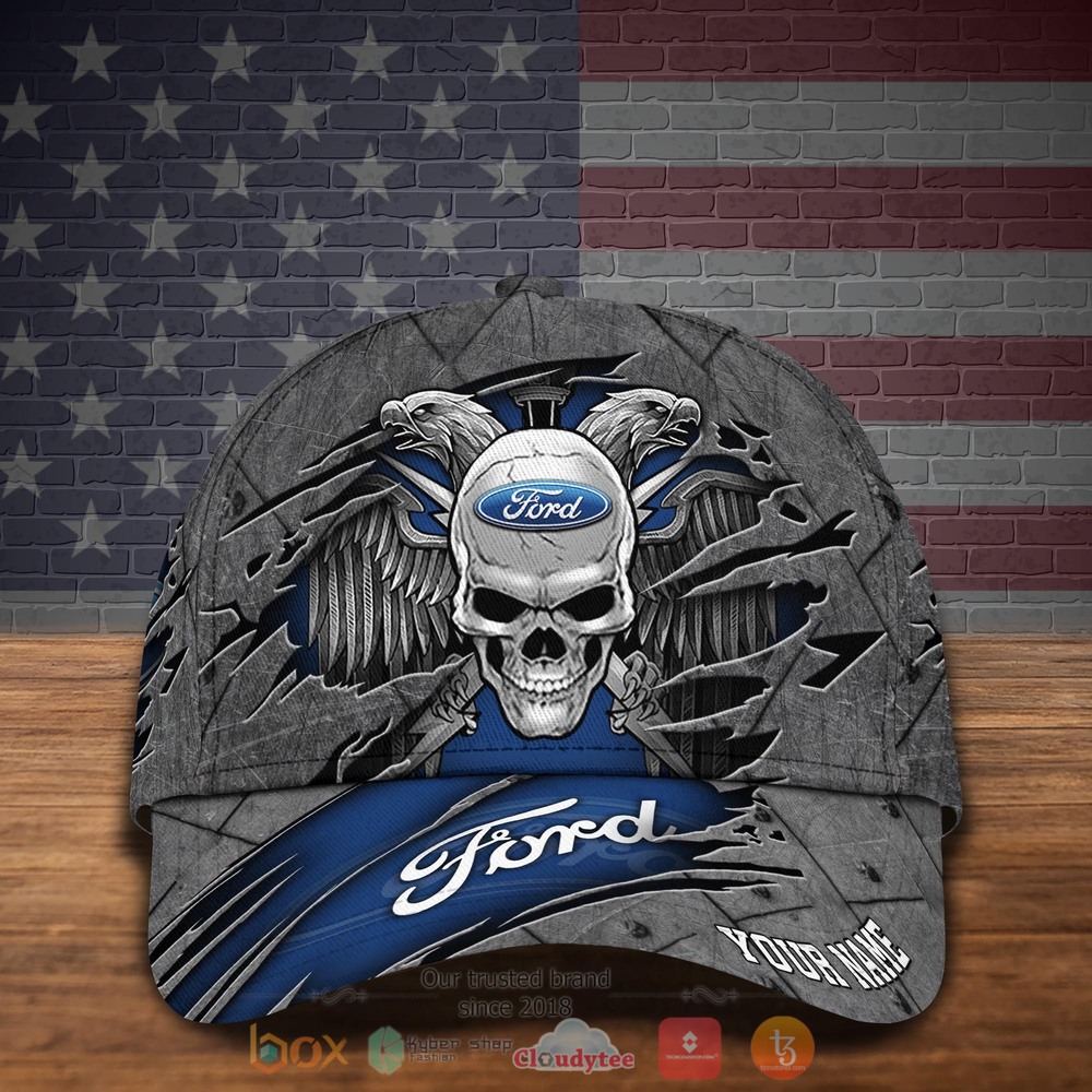 Personalized_Ford_Eagle_Skull_Wings_Custom_Cap_1