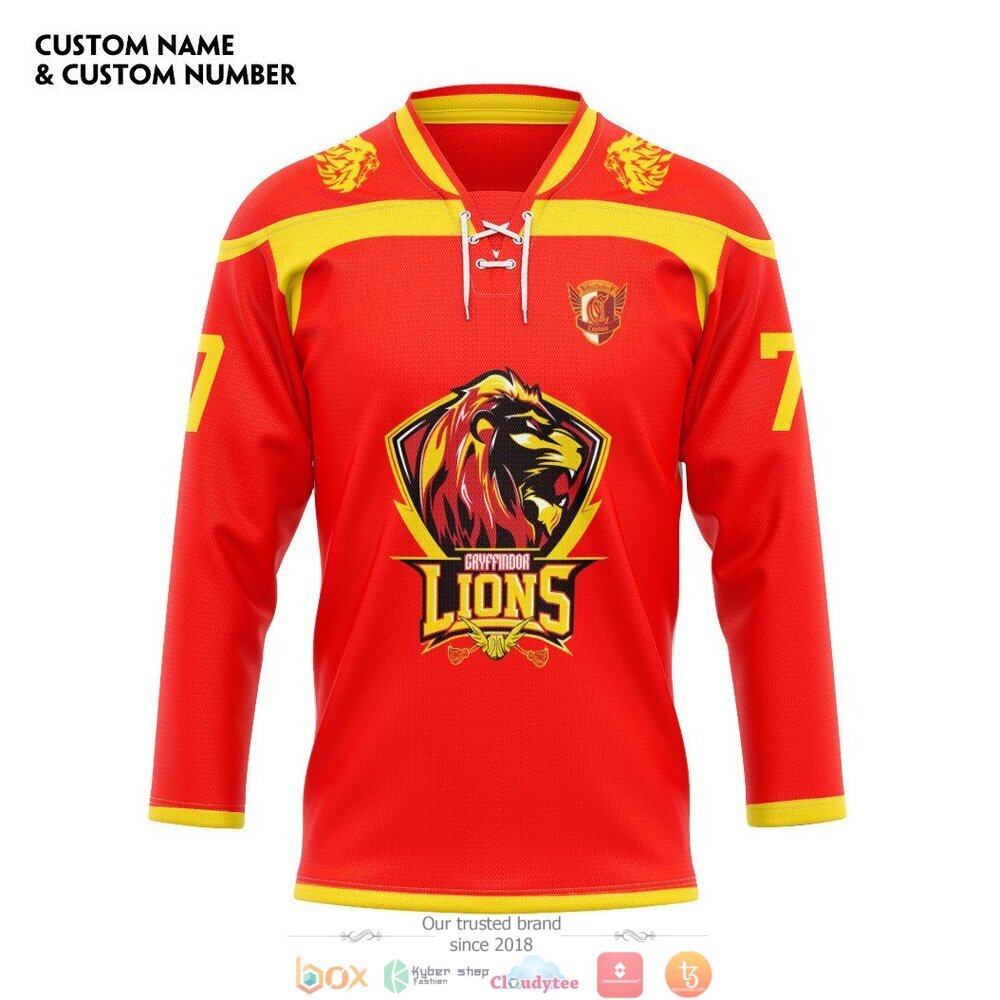 Personalized_Harry_Potter_Gryffindor_Lions_custom_hockey_jersey