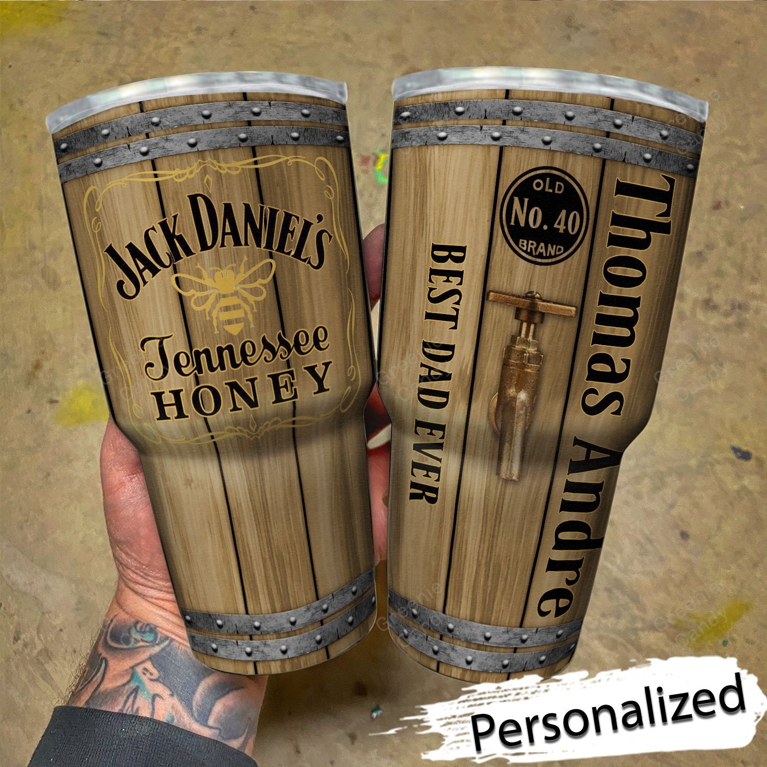 Personalized_Jack_Daniels_Tennessee_Honey_No_40_Whiskey_Tumbler