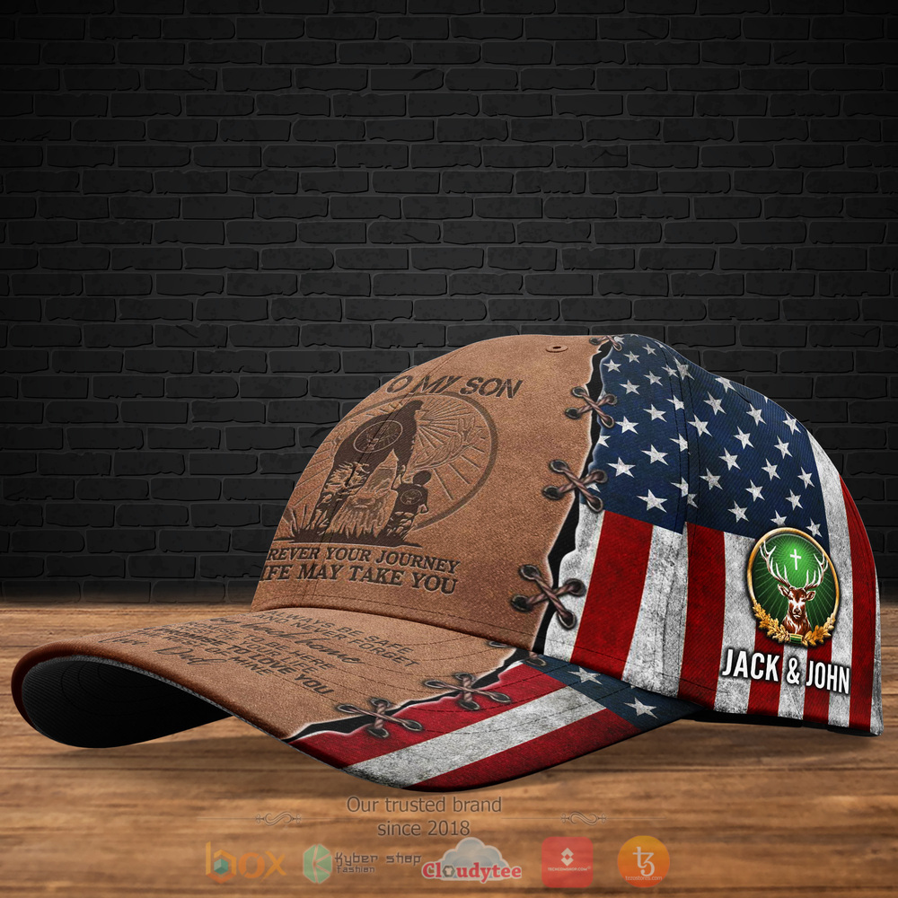 Personalized_Jagermeister_To_My_Son_Custom_Cap_1