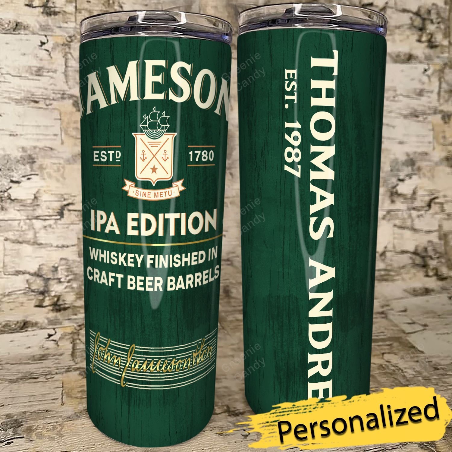 Personalized_Jameson_IPA_Edition_Whiskey_Skinny_Tumbler