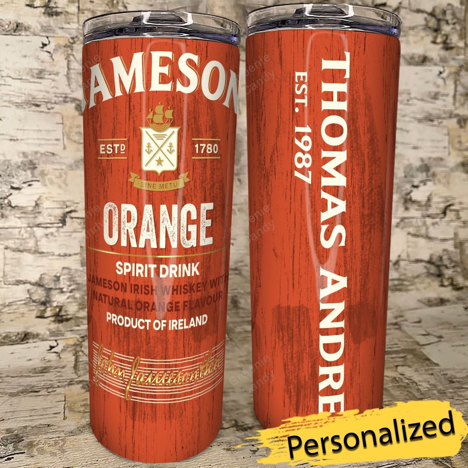 Personalized_Jameson_Orange_Whiskey_Skinny_Tumbler
