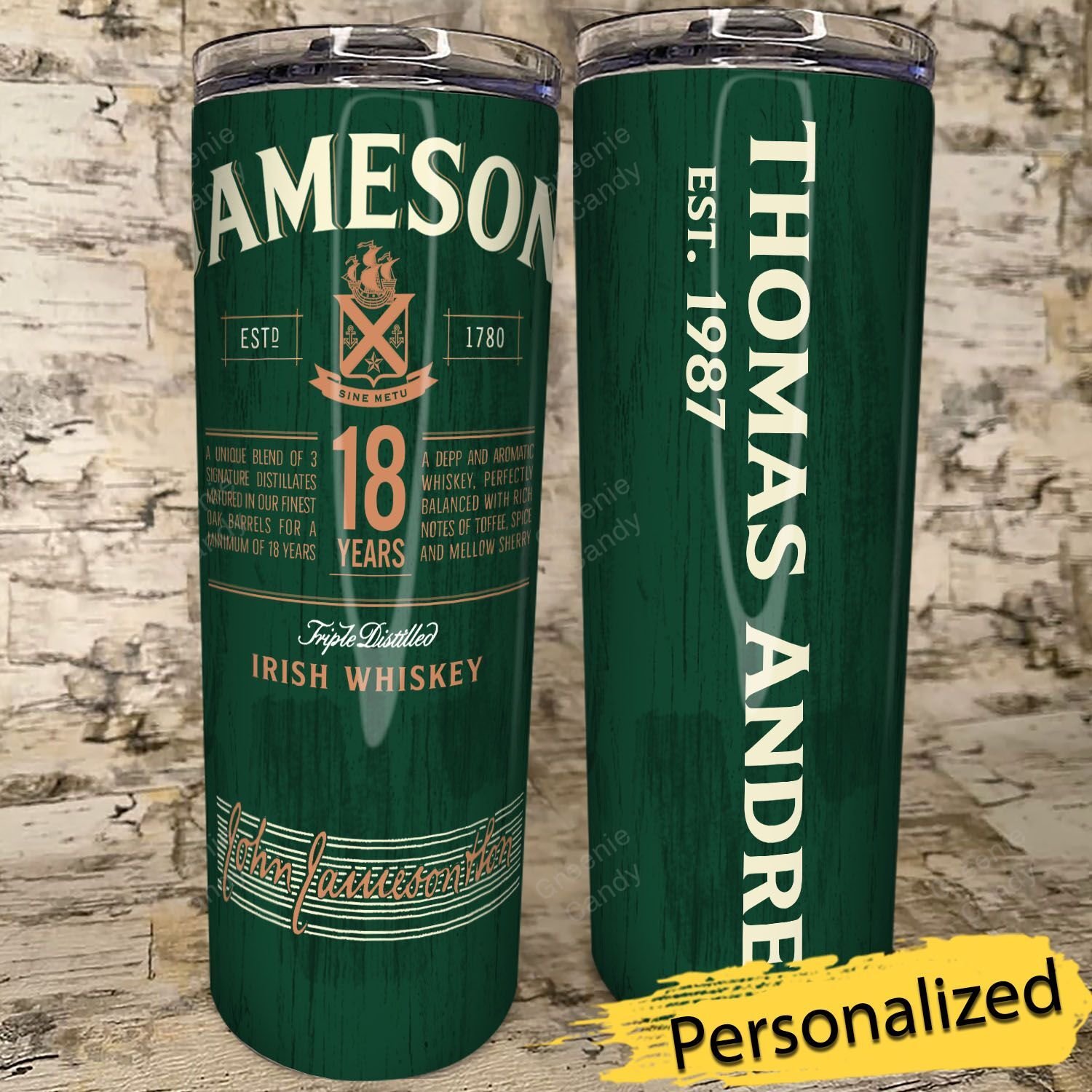 Personalized_Jim_Beam_Jameson_Irish_Whiskey_Skinny_Tumbler